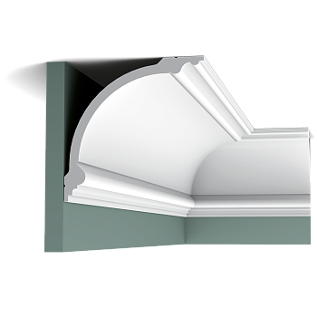 Карниз Orac Decor Полиуретан C338 BA'ROCK д 2000 x в 182 x ш 182